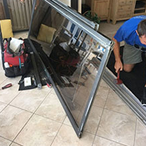 sliding glass door frame repair South Oroville